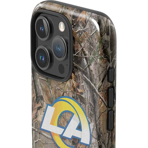NFL Los Angeles Rams Realtree AP Camo iPhone 16 Pro Impact Case
